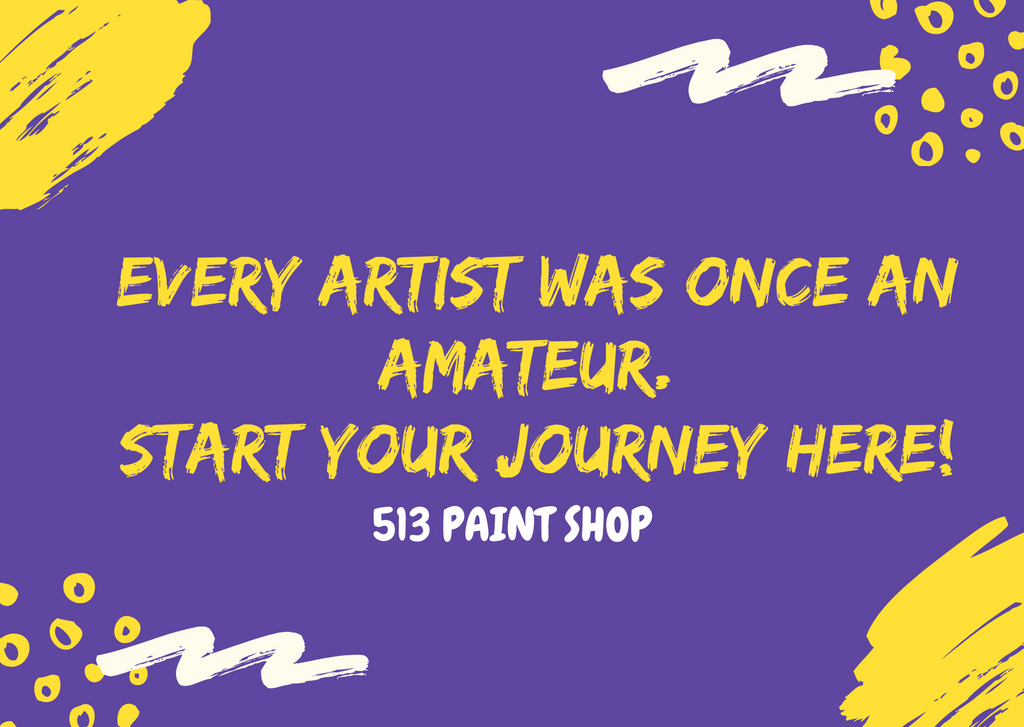 Every Artist Was Once an Amateur. Start Your Journey Here!