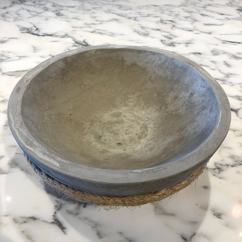 Upcycle Hong Kong | Rope Concrete Bowl