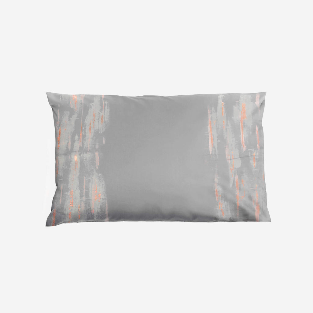 513 Artizen Range | Abstract Art Pillowcase - Pink Copper