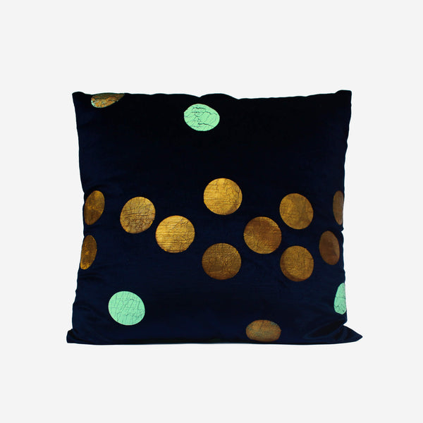 513 Artizen Range | L'Alchemist Collection - Gold Polka Dot Cushion