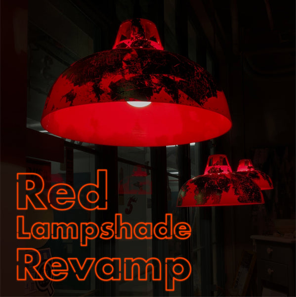 Red Lampshade Revamp Workshop